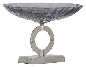 Centerpiece Grey Silver 33 x 33 x 24 cm