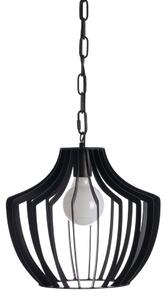 Ceiling Light 35 x 35 x 31 cm Black Metal