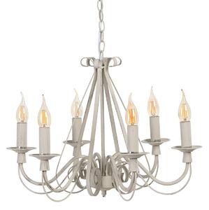 Ceiling Light 63 x 63 x 102 cm Metal Taupe Iron Vintage