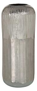 Vase Silver Aluminium 15 x 15 x 38 cm