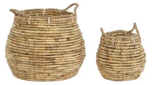 Basket set DKD Home Decor 50 x 50 x 48 cm Metal