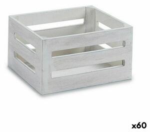 Decorative box White Wood 16 x 8 x 11 cm (60 Units)