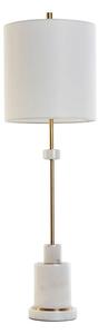 Desk lamp DKD Home Decor White Golden Metal Marble 50 W 220 V 25 x 25 x 81 cm