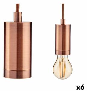 Ceiling Light Bronze Metal 60 W 9,5 x 9,5 x 9,7 cm (6 Units)