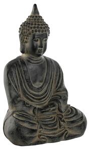 Decorative Figure Home ESPRIT Grey Buddha Oriental 35 x 24 x 52 cm