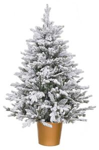 Christmas Tree Golden Polyethylene Snowfall 82 x 82 x 120 cm