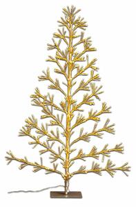 Christmas Tree Golden Metal Plastic 120 cm