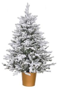 Christmas Tree Golden Polyethylene Snowfall 58 x 58 x 90 cm