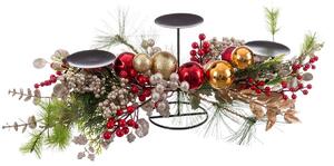 Christmas Candle Holder Multicolour Metal Plastic 150 cm