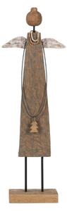 Christmas bauble Natural Mango wood Angel 22 x 8,5 x 71,5 cm