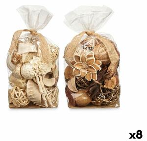 Decorative Potpourri White Brown 19 x 40 x 14 cm (8 Units)