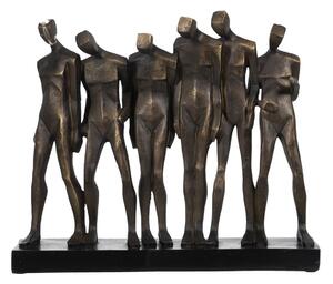 Sculpture Copper Resin 40 x 10,5 x 34 cm