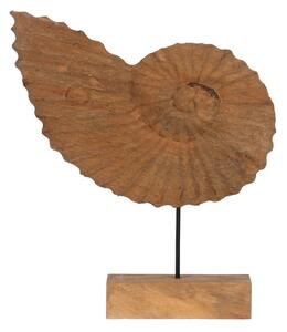 Sculpture Beige Mango wood 49,5 x 9 x 53,5 cm Snail