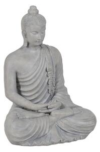 Sculpture Grey Resin 46,3 x 34,5 x 61,5 cm Buddha