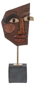 Sculpture Brown Black Resin 17,8 x 10 x 43,7 cm Mask