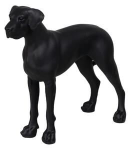 Decorative Figure Black Dog 39 x 15 x 34,5 cm