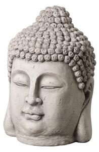 Sculpture Grey Clay Fibre 45,5 x 45,5 x 64 cm Buddha