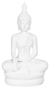 Decorative Figure White Buddha 24 x 14,2 x 41 cm