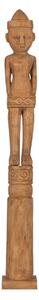 Decorative Figure Natural African Man 14 x 14 x 113 cm