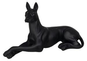 Decorative Figure Black Dog 37,5 x 13,5 x 22 cm