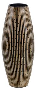 Vase Black Beige 20 x 20 x 50 cm