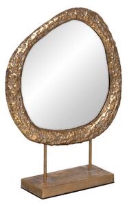 Mirror with Mounting Bracket Golden Crystal 49 x 13 x 62,5 cm