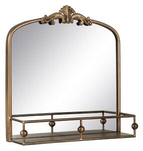 Wall mirror Golden Crystal Iron 54 x 16,5 x 51 cm