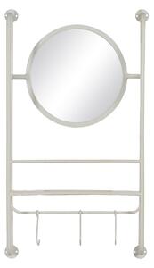 Wall mirror White Crystal 42,5 x 12 x 72,5 cm