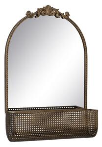 Wall mirror Golden Crystal Iron 47 x 17,5 x 53 cm