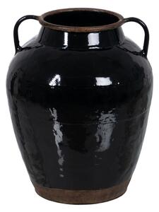 Vase Black Iron 23 x 23 x 28,5 cm