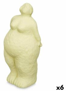 Decorative Figure Green Dolomite 14 x 34 x 12 cm (6 Units) Lady Standing