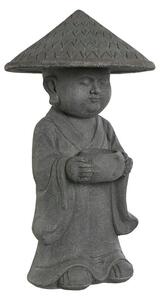 Decorative Figure Home ESPRIT Grey Monk Oriental 30 x 30 x 53 cm