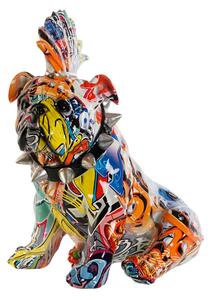 Decorative Figure Home ESPRIT Multicolour Dog 17 x 25 x 27 cm