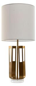 Desk lamp Home ESPRIT White Golden Iron 50 W 220 V 35 x 35 x 78 cm