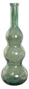 Vase Home ESPRIT Green Recycled glass 26,5 x 26,5 x 75 cm