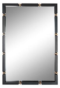 Wall mirror Home ESPRIT Black Golden Crystal Iron 64,5 x 5 x 96,5 cm