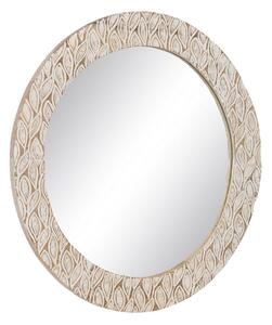 Wall mirror White Crystal Mango wood 76 x 2 x 76 cm