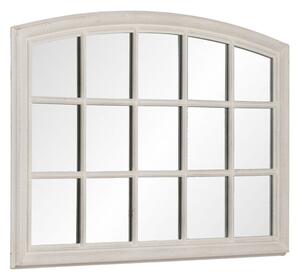 Wall mirror White Crystal Paolownia wood Vertical Window 80 x 3,5 x 120 cm