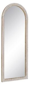 Wall mirror White Natural Crystal Mango wood MDF Wood Vertical 60,9 x 3,8 x 152,4 cm