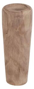 Vase Natural Paolownia wood 26 x 26 x 68 cm