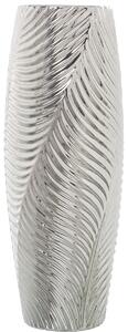 Vase Alexandra House Living Silver Ceramic 14 x 15 x 36 cm