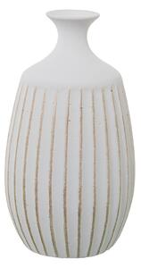 Vase Alexandra House Living White Golden Ceramic 23 x 23 x 37 cm