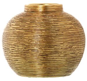 Vase Alexandra House Living Golden Ceramic 29 x 28 x 28 cm