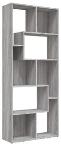 Book Cabinet Grey Sonoma 67x24x161 cm Engineered Wood