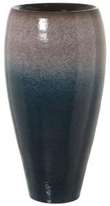 Floor vase Alexandra House Living Dark blue Ceramic 33 x 33 x 65 cm