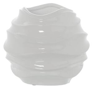 Vase Alexandra House Living White Ceramic Shiny 30 x 20 cm 26 x 25 x 21 cm