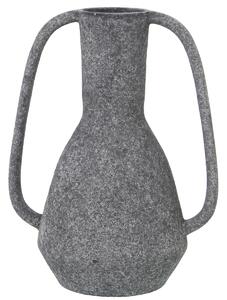 Vase Alexandra House Living Dark grey Ceramic 17 x 17 x 29 cm With handles