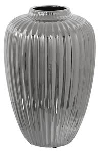 Vase Alexandra House Living Silver Ceramic 21 x 21 x 32 cm