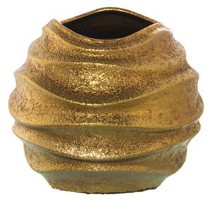 Vase Alexandra House Living Golden Ceramic 25 x 26 x 21 cm