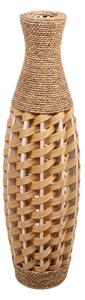 Floor vase Alexandra House Living Brown PVC Natural Fibre 24 x 80 x 24 cm